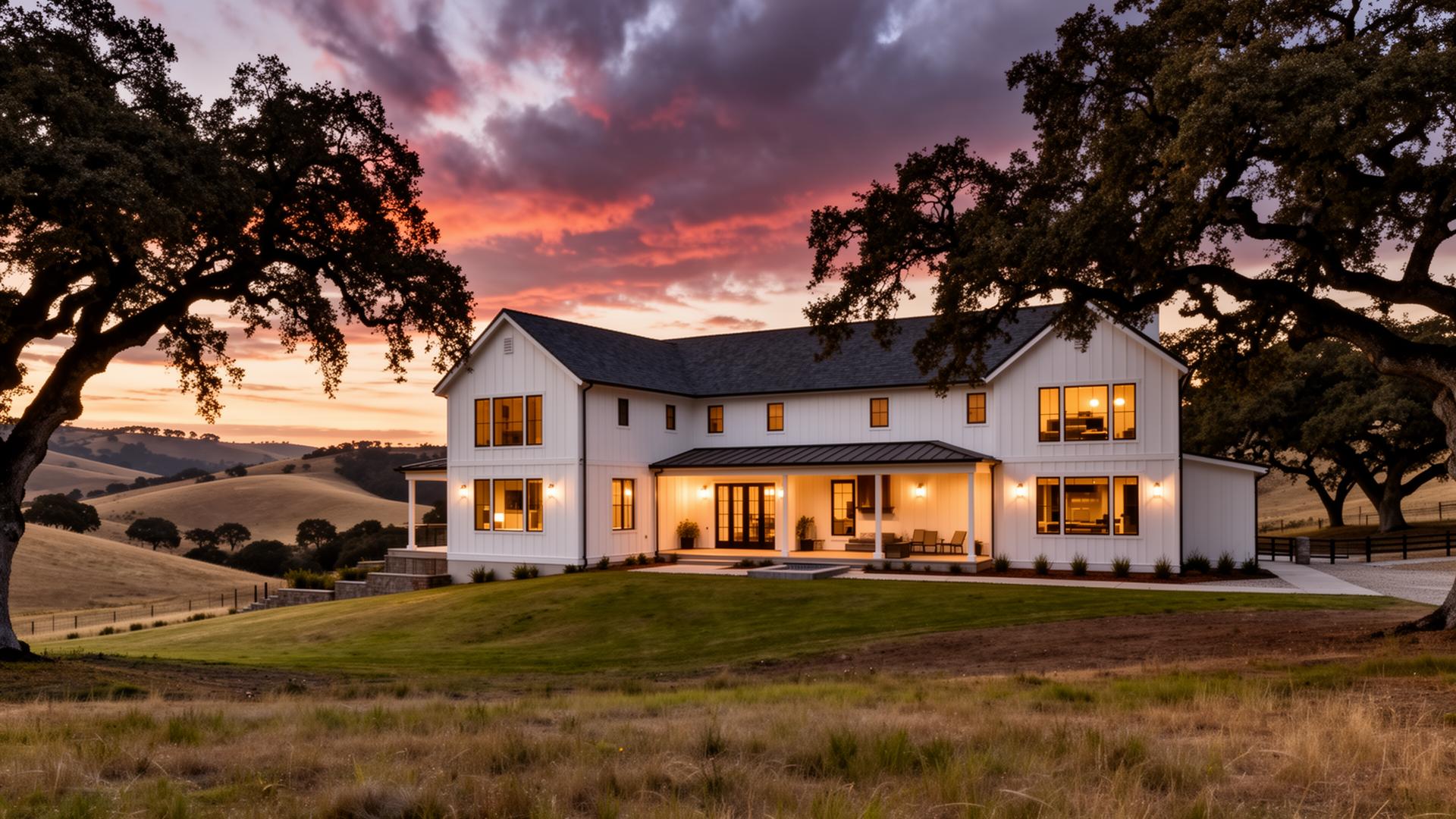A prepared home exterior ready for the market in Butte County, California